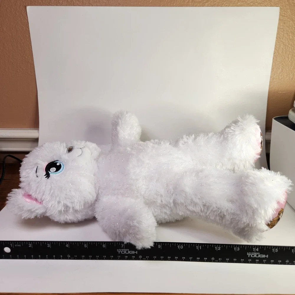 BUILD-A-BEAR Disney Princess 25th Celebration‎ White Sparkle Plush Musical
